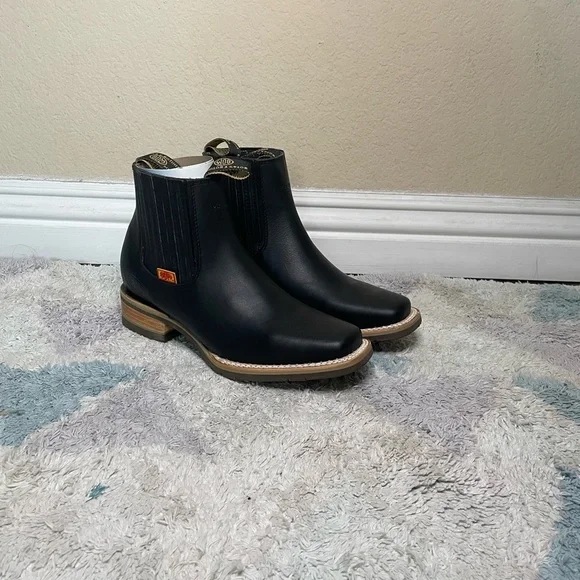 Western rodeó boot square toe - Picture 4 of 6